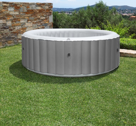 MSpa LR062U-GR СПА-бассейн 204х70см "Pebble" 930л, круглый, аэромассаж MSpa LR062U-GR СПА-бассейн 204х70см "Pebble" 930л, круглый, аэромассаж