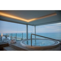 Переливной круглый спа бассейн USSPA Polo